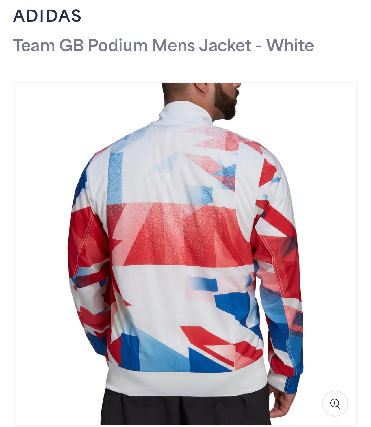 Adidas unisex podium Great Britain jacket